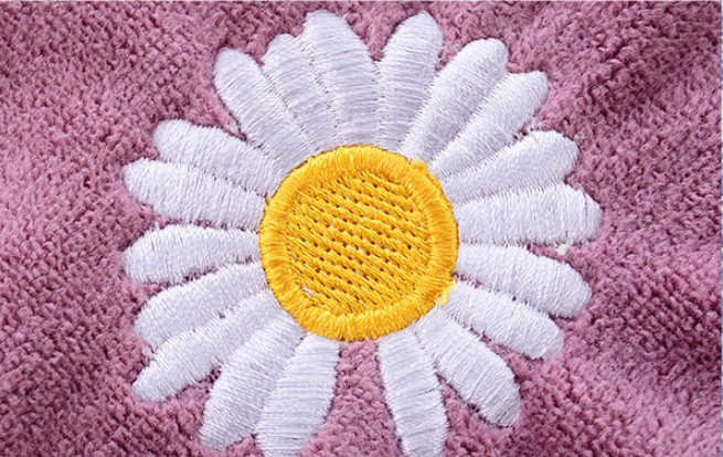 wholesale Youth style household daisy beauty salon dry hair towel daily necessities face washing towel rich colors